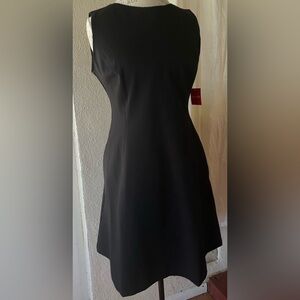Spanx perfect fit Flare Black Dress Size Large